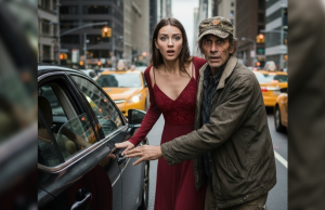 A homeless man ran up and yelled, “Don’t take that car!” — I didn’t listen. Minutes later, everyone at the will reading went pale when they saw who walked in behind me.