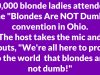 Blondes Are NOT Dumb