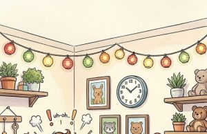 Two babies were sitting in their cribs