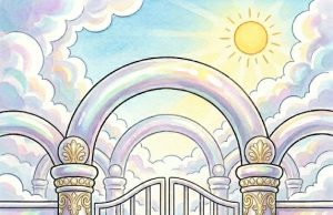 A minister dies and is waiting in line at the Pearly Gates