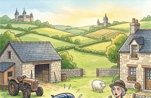 A sheep farmer needed help