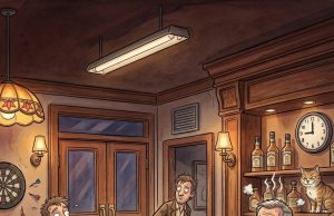 A man walks into a bar, already drunk, and asks for a drink.
