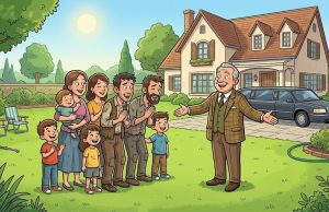 Wealthy Man Sees People Eating Grass and Brings Them to His House