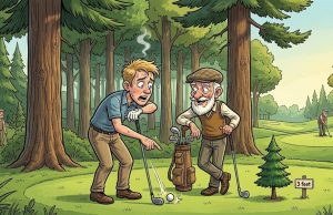A Young Man Is An Avid Golfer.