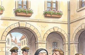 A Soldier Approached A Nun