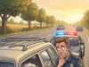 An old lady was pulled over by a cop for speeding on the highway.