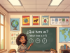 A school hired a new Spanish teacher fresh out of college.