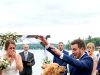 Right in the middle of our wedding vows, my usually gentle dog suddenly lunged at the groom, barking furiously and biting him in front of all our guests. I thought it was just the stress of the crowd—until I uncovered the chilling truth behind his behavior, and I burst into tears right there at the altar.