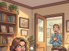 A husband and wife go visit a marriage counselor.